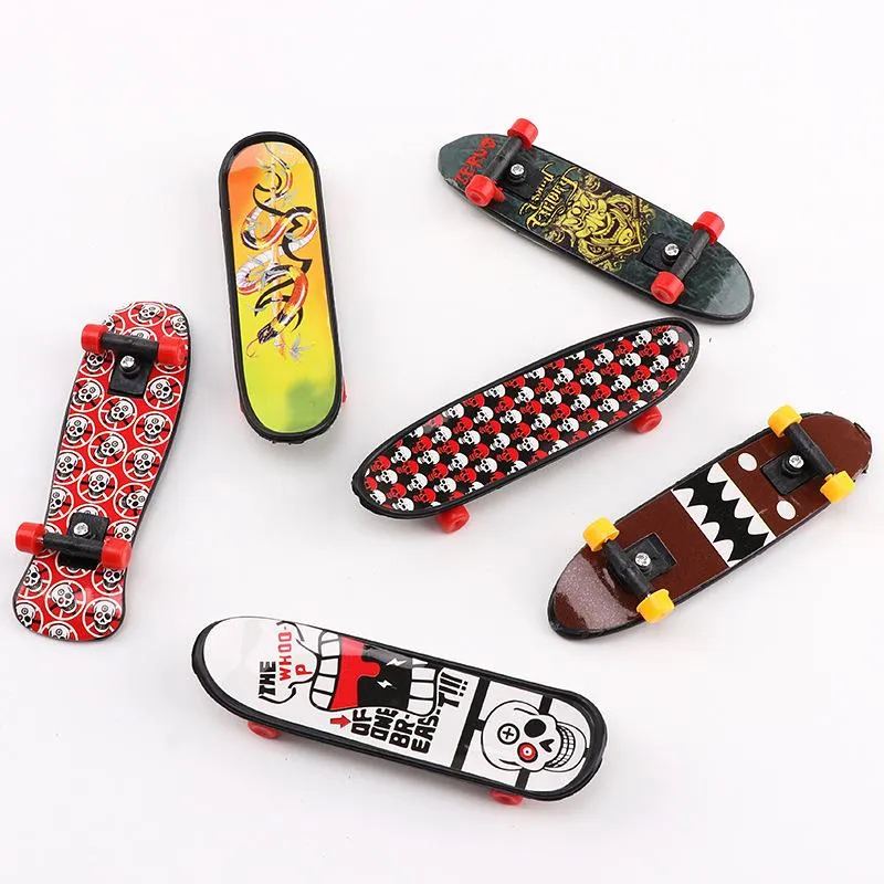 Mini Finger Boards Skate Truck Print Professional Plastic Stand