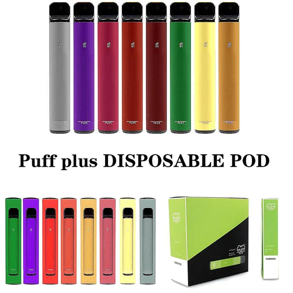 Buff Barra Plus Cigarros 800 Puffs Descartáveis Vape Pen 550mah Bateria 32ml Pods Cartuchos