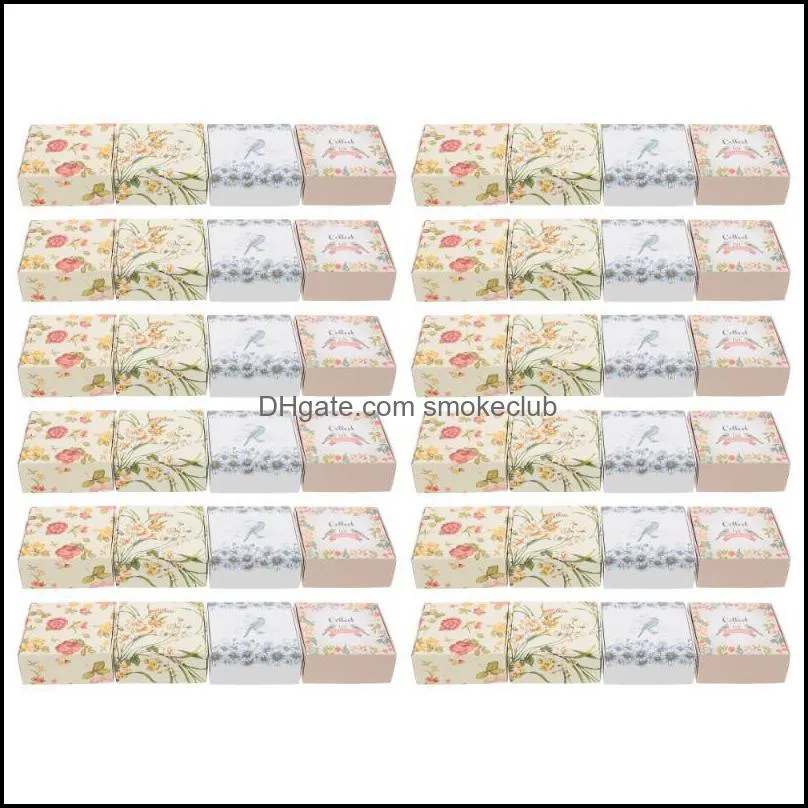 Gift Wrap 40Pcs Soap Boxes Holder DIY Wrapping