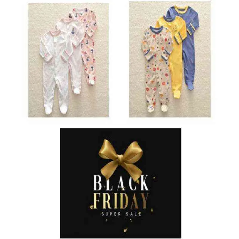 Newborn clothes baby boy girl long sleeve jumpsuit winter unisex new born sleep suit 2020 Pajamas pyjama footies costume 0-12M