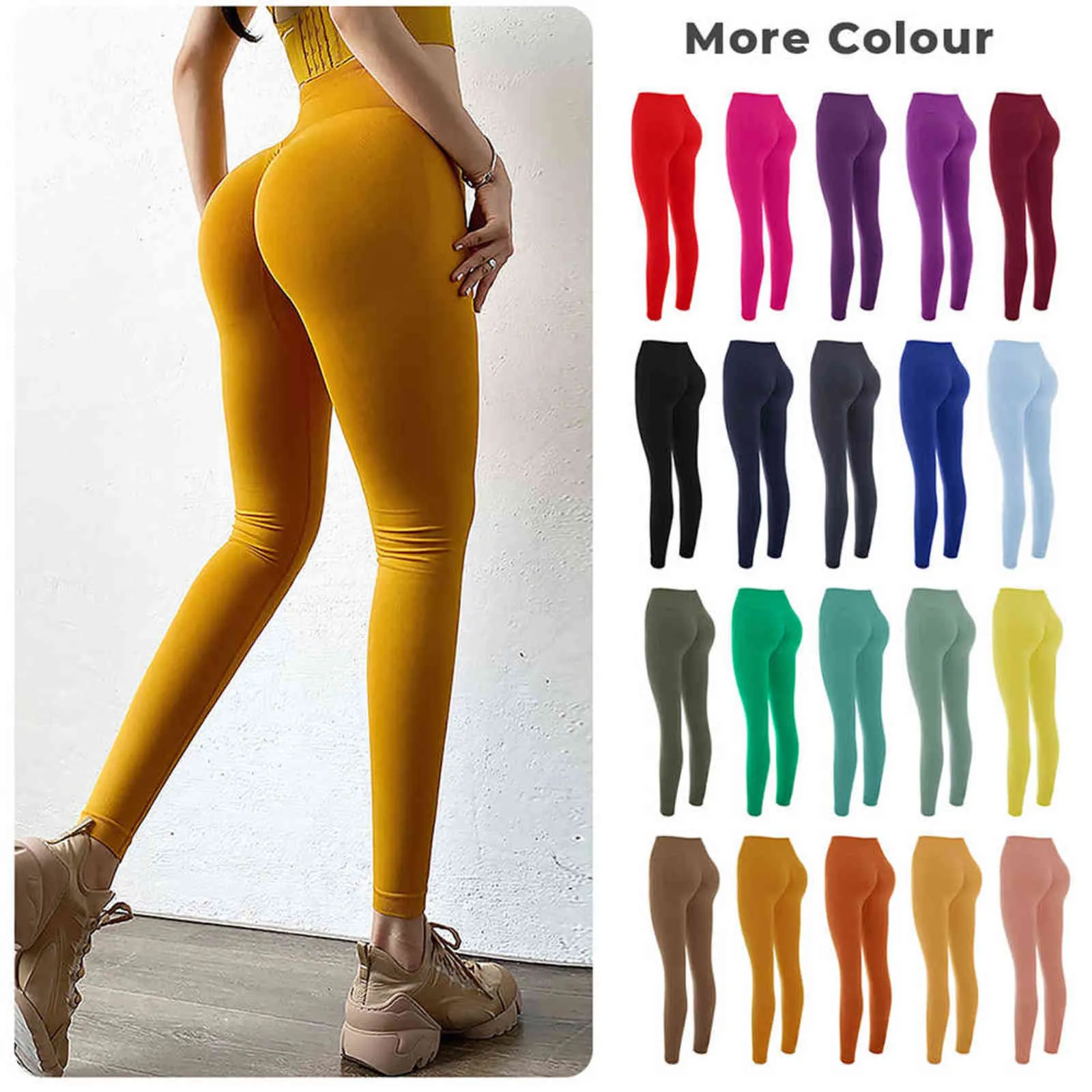 Nvgtn Seamless Leggings Spandex Shorts Woman Fitness Elastic Breathable  Hip-lifting Leisure Sports Spandex Tights