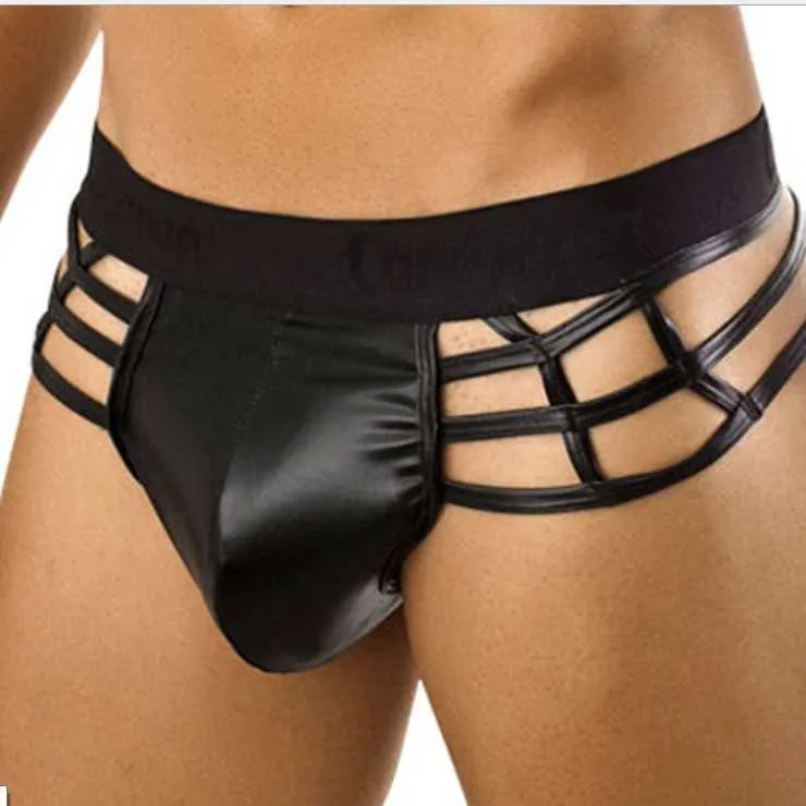 Sexy lingerie Panties Briefs Men's sexy underwear nightclub DS clothing collar dance wear men's panties hot costumes intimate