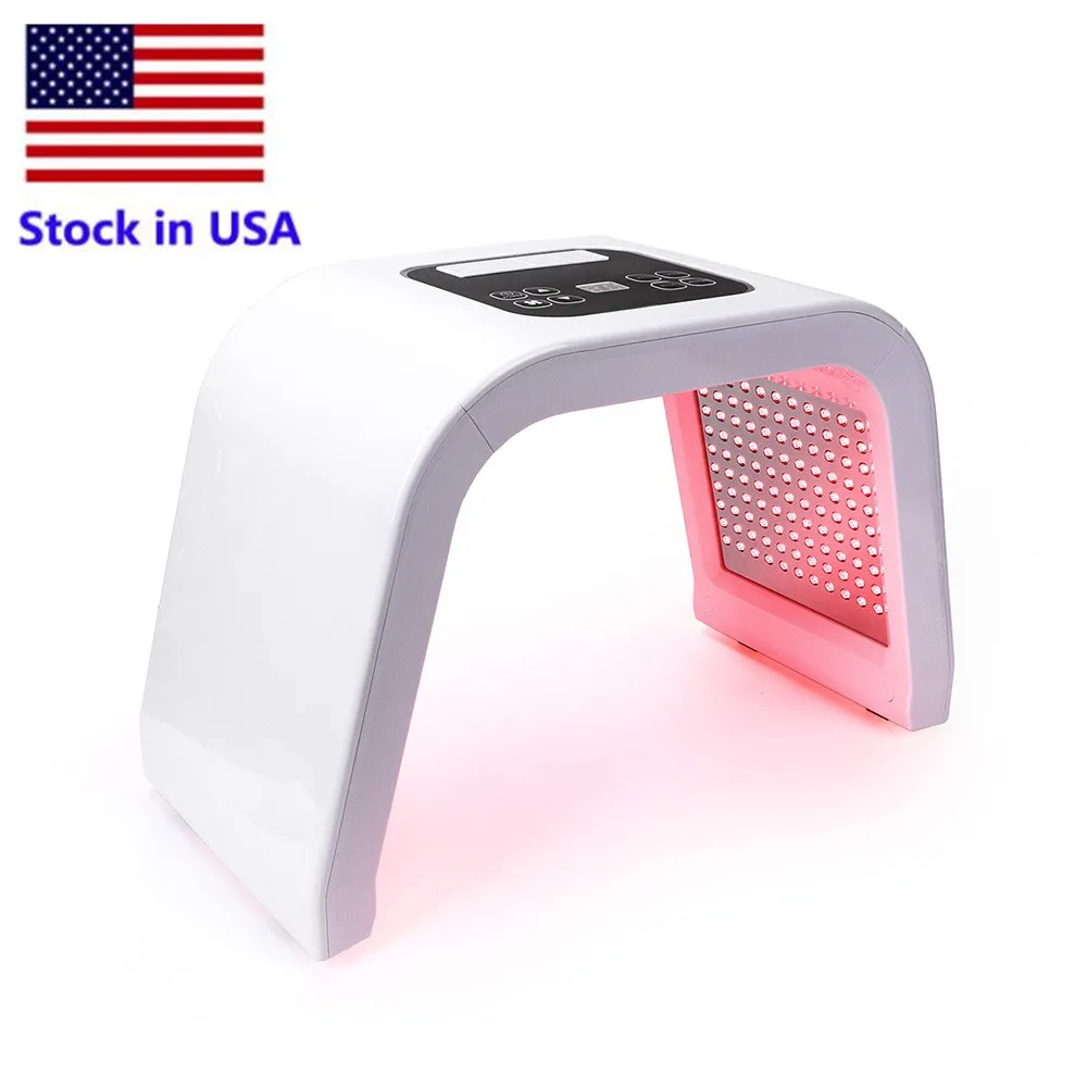 Stock in USA PDT LED 7 Color Light Therapy Machine Photon LED Facial Mask for Skin Rejuvenation Acne Removal Phototherapy Lamp Spa Use