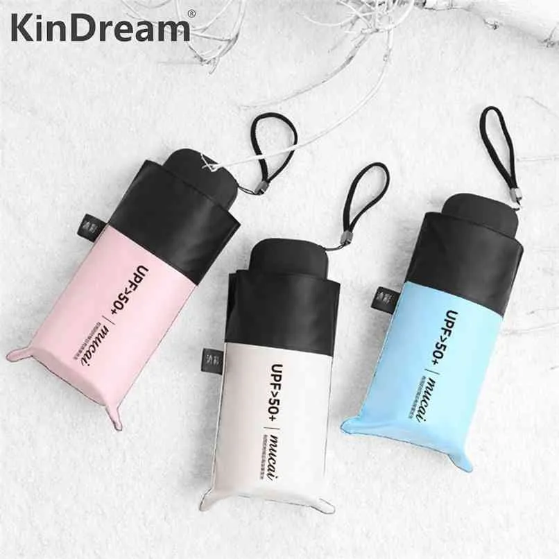 Mini Women Pocket Small Umbrella Anti UV Paraguas Sun Umbrella Rain Windproof Light Folding Portable Umbrellas For Boy Girl 210925