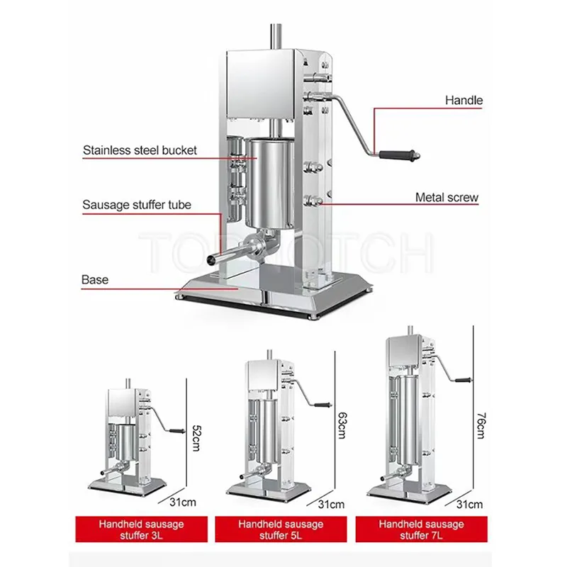 Máquina elétrica automática salsicha/salsicha stuffer/fazendo salsicha máquina p