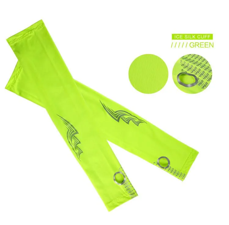Home Breathable Cool Ice Silk Unisex Golf Sport UV Protective Outdoor Armguard for Hiking Running Biking Fishing Golfing RH1436