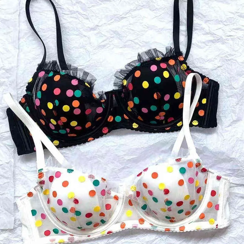 Plus Size Polka Dot Fancy Bra Panty And Panty Set With Push Up Fancy Bra  Panty NXY Sexy Lingerie For Women Style 1128 From Womentoys, $47.78