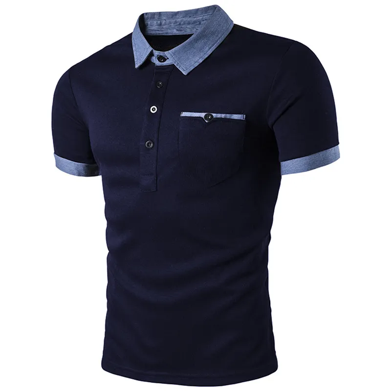 Mönster mens polo shirts sommar kortärmad polo shirt män stava färg casual varumärke kläder streetwear mode män toppar bär s