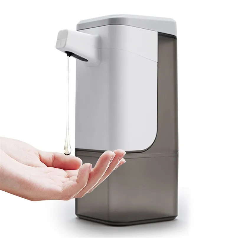 Automatic Soap Dispenser 600mL Infrared Motion Sensor Touchless Battery Desktop Wall Mounted 211206