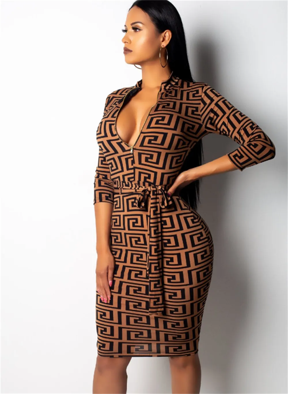 corduroy bodycon dress SKY BAR CORDUROY MOD DRESS