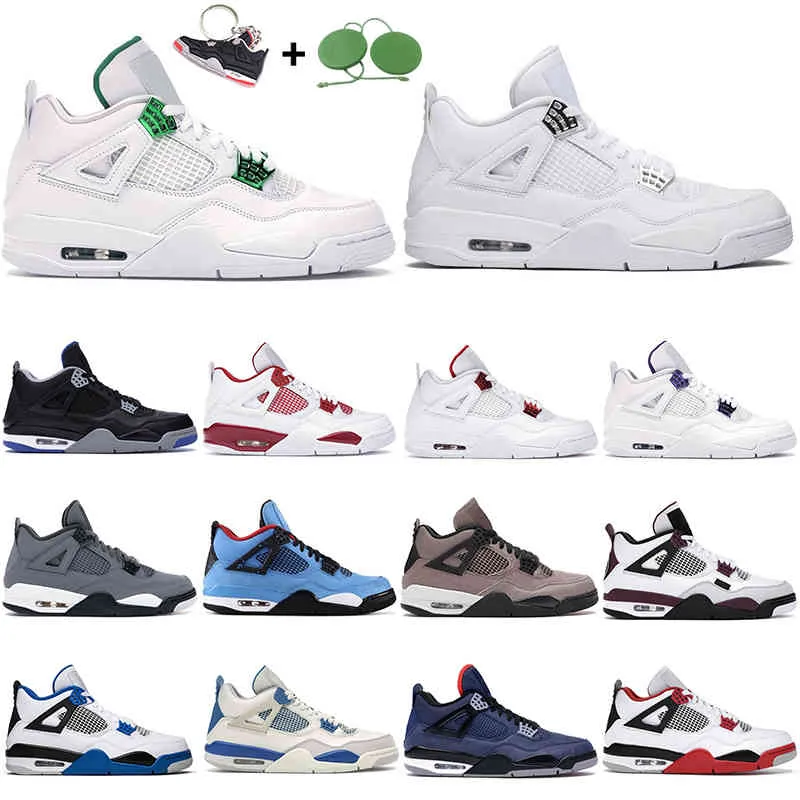 Basketball Shoes Men 4s 4 Alternate Motorsport Metallic Green Pure