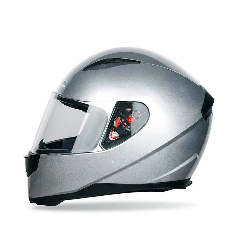 Caschi Moto MSFHJK313 Casco Integrale Con Scaldacollo Visiere Singole Antiappannamento Materiale ABS Leggero Appesantito