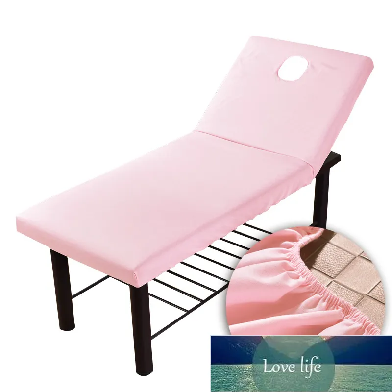 Bedspread Pure Color Massage Stół Łóżko Dopasowane Arkusz Elastyczna Pełna Guma Masaż Spa Obiekty Obiekty z otworem oddechowym