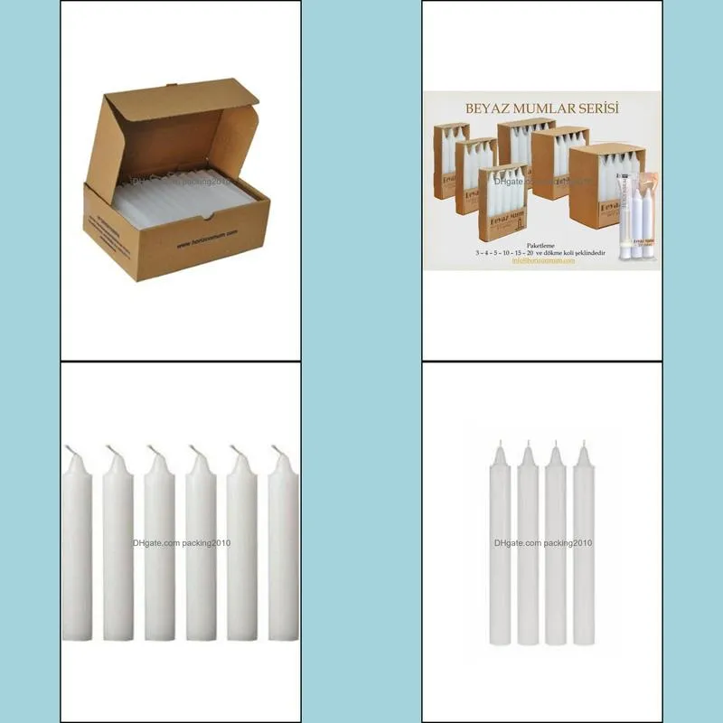 White/cream S Grocer Wax 1.4X1.2 Cm Candles