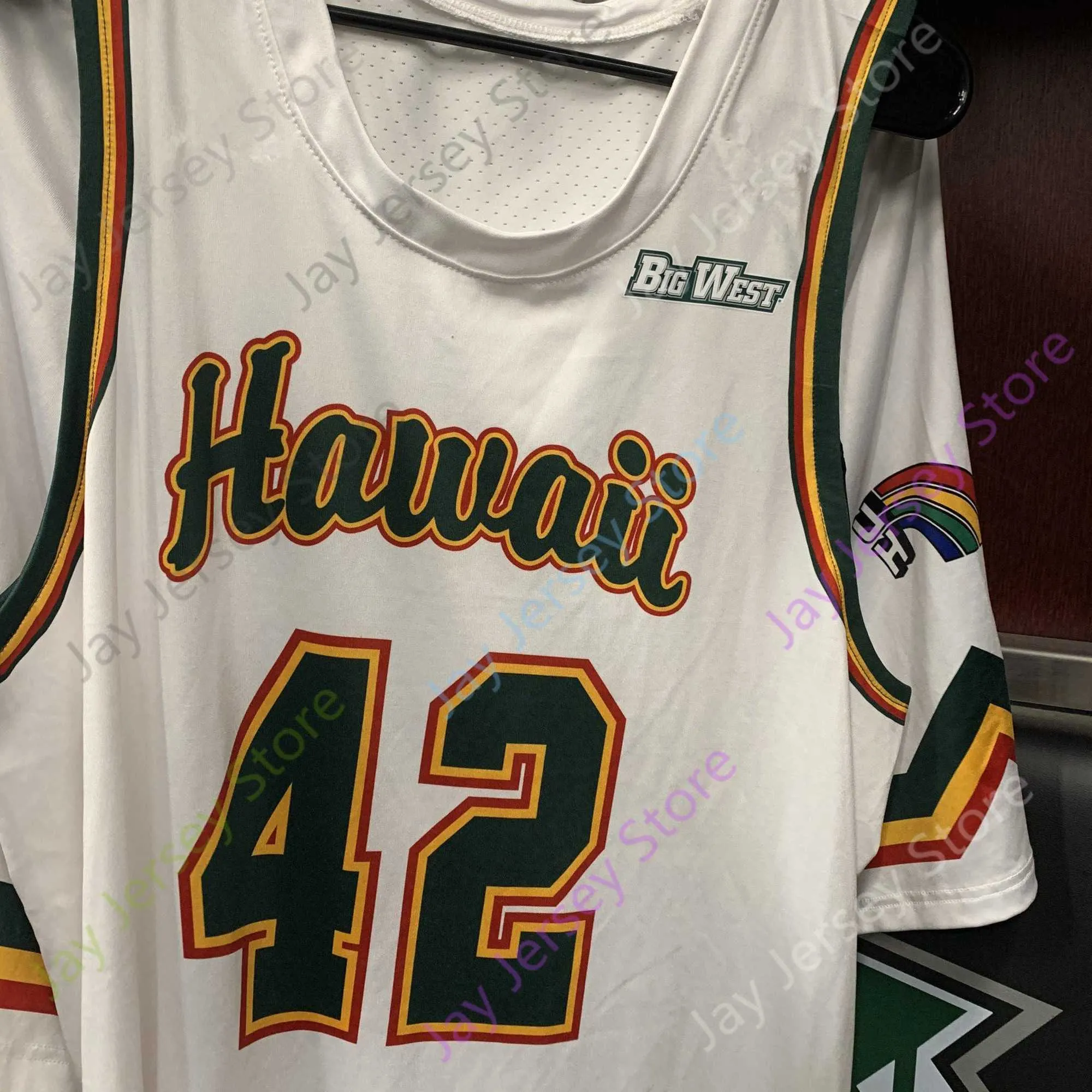 Custom Hawaii Basketball Jersey NCAA College 3 Eddie Stansberry 1 Drew Buggs 32 Samuta Avea 14 Zigmars Raimo Dawson Carper Justin Webster