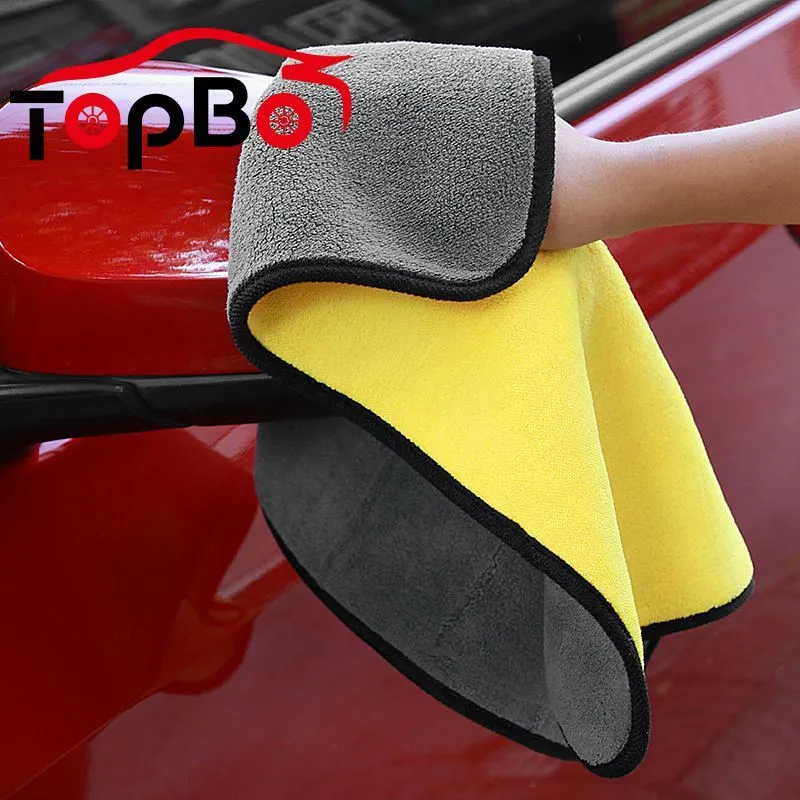Mikrofiber Auto Rengöring Torkdukar Tvätta handdukar Rag Detailing Car Handduk Superabsorbent Absorb Wax Polering