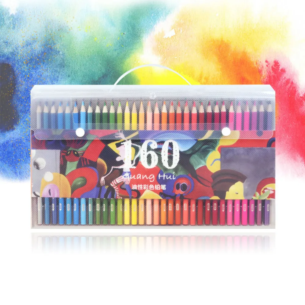 48/72/120/160 colori olio di legno artista matite colorate set per disegnare schizzi libri da colorare regali fornitori di arte C0220