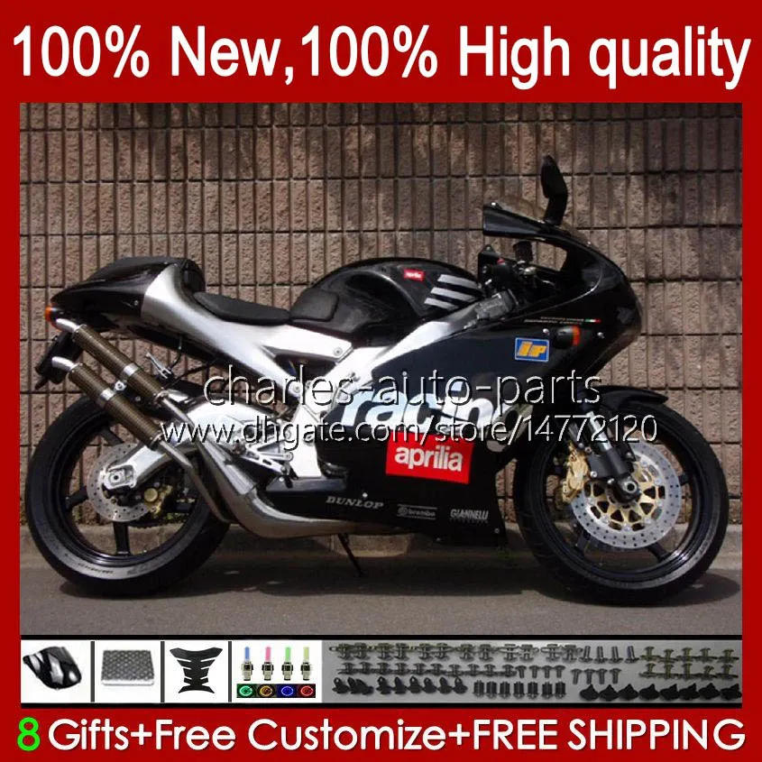 Body Kit für Aprilia RSV125RR glänzend schwarz RSV RS 125 R RR 125RR 99-05 36Nr