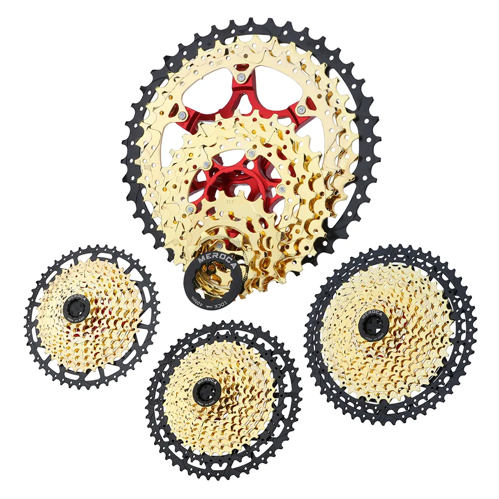 Split MTB Bicicleta Freewheels 9 10 11 12 Velocidade Liga de aço Mountain Bicycle Cassette Flywheel 11t roda dentada