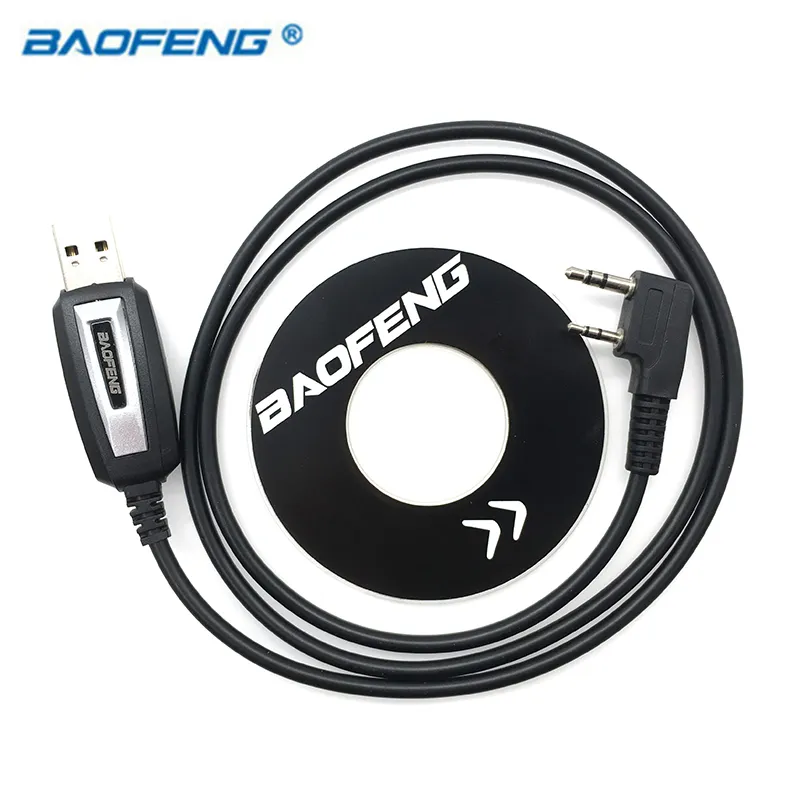 BAOFENG USB-programmeringskabel för UV5R UV-82 BF-888S delar walkie talkie baofeng UV-5R Tillbehör Radio VHF