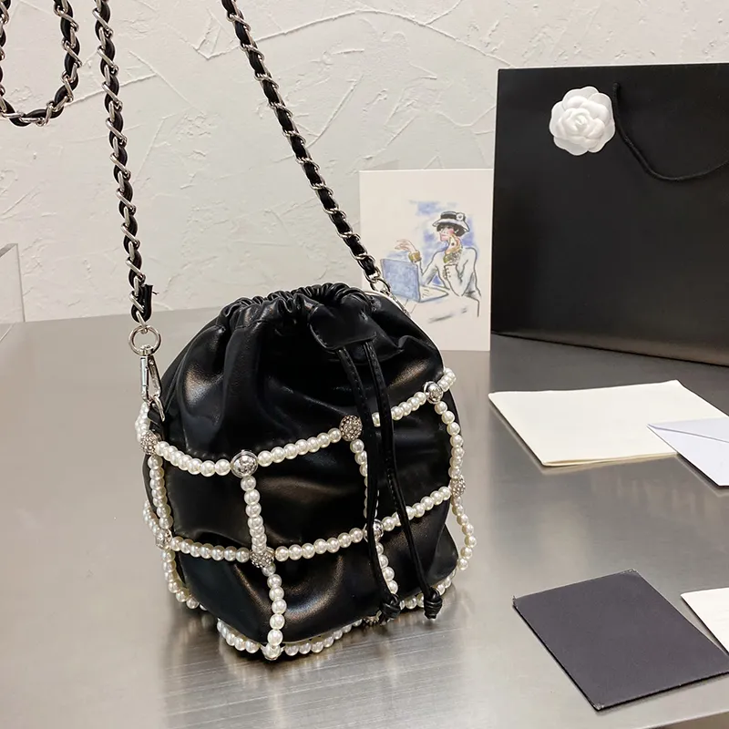 7A+ Drawstring Luxury Crossbody bag Shoulder Bags Letter Handbag ladies totes purse Chains designer womens Handbags With exquisite packing & original box size 20 14 cm