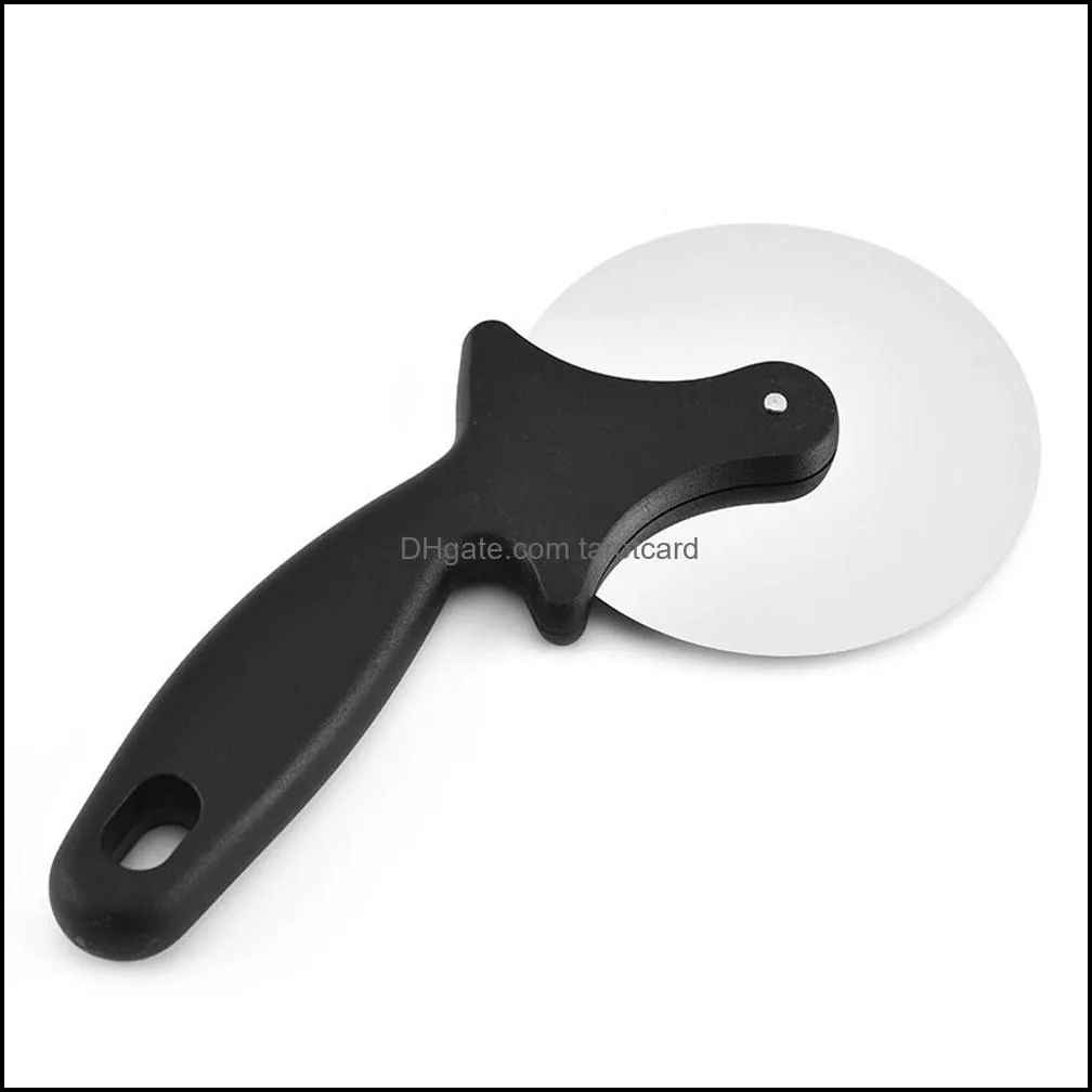 Stainless Steel Pastry Cutter Pizza baking Slicer Pizza Cutters Knife Cookie Cake Roller Wheel Scissor Kitchen Tool Bakeware