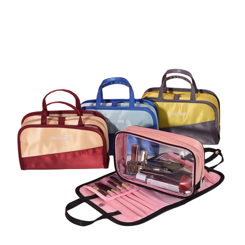 専門家のためのMaleta de Maquillaje Profestal大容量のバッグ化粧筆キットボックスフルセット旅行化粧品ハンドバッグ