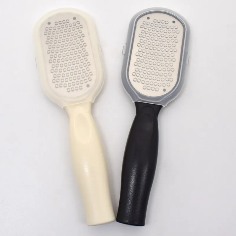 Pedicure voetbestand callus remover roestvrijstalen voet schraper draagbare rasp kolossale voet rooster scrubber pro voor natte droge voeten