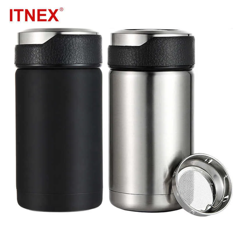 Save Big on Bulk Thermos Vacuum Insulated Travel Mug 380ml Stainless Steel  Thermos: Vacuum Insulated Flask For Hot Cold Drinks, Tea Infuser, Leak