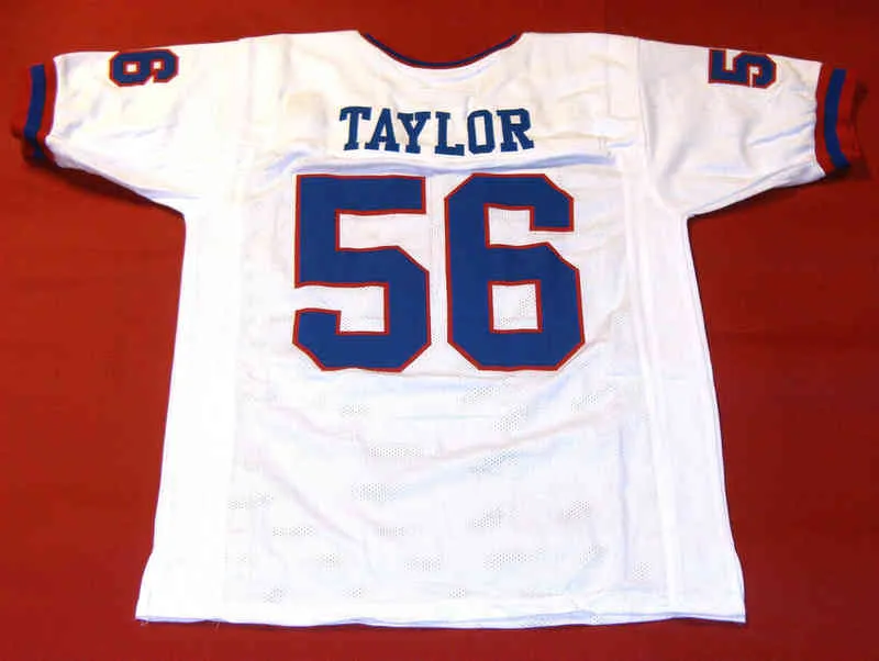 Özel Futbol Jersey Erkek Gençlik Kadın Vintage Lawrence Taylor Nadir Lise Boyutu S-6XL veya herhangi bir isim ve numara formaları