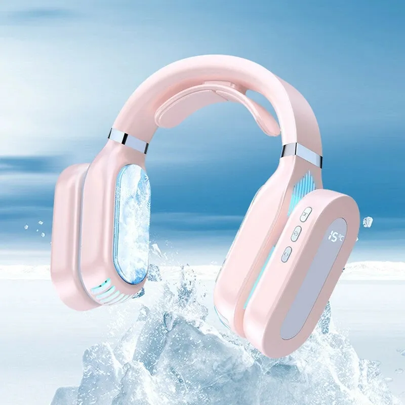 Hanging Neck Fan Mobile Air Conditioner Heating Cooling Instrument