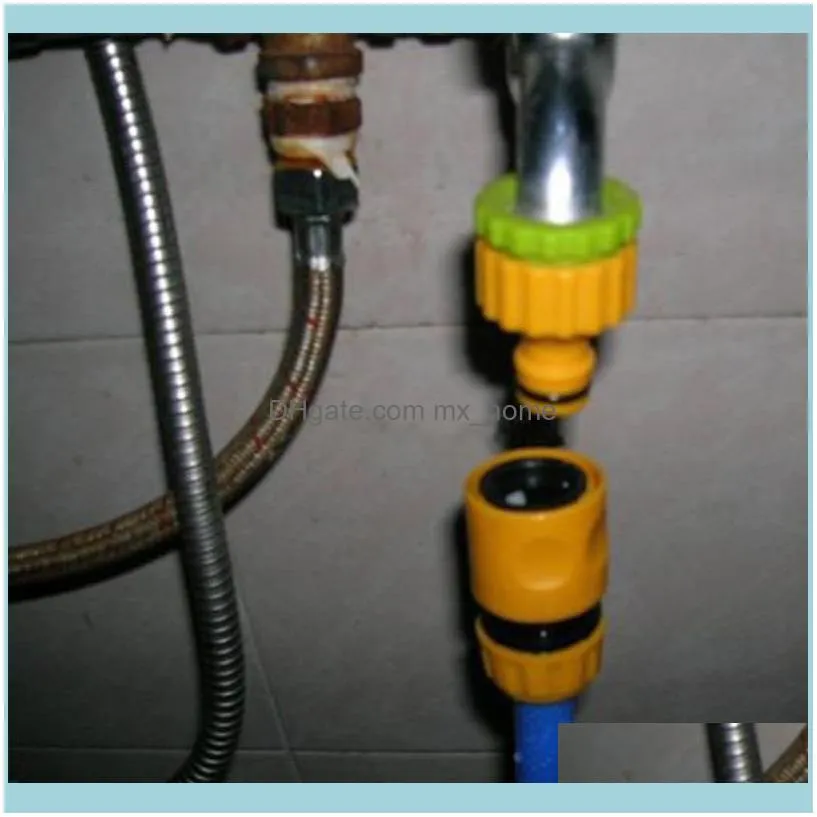 Watering Equipments 3PCS/Kit 1/25/8 Garden Hose Water Pipe ABS Connector Tube Washing Adapter Taps