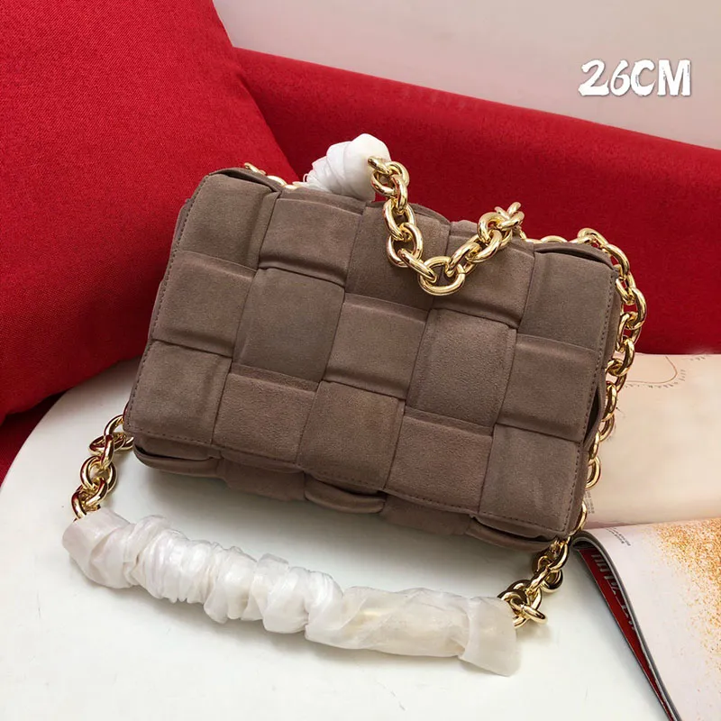 Women handbag Crossbody Designer Bag Luxurys Designers Bags 2021 high quality handbags genuine leather woven with chain pillow shape