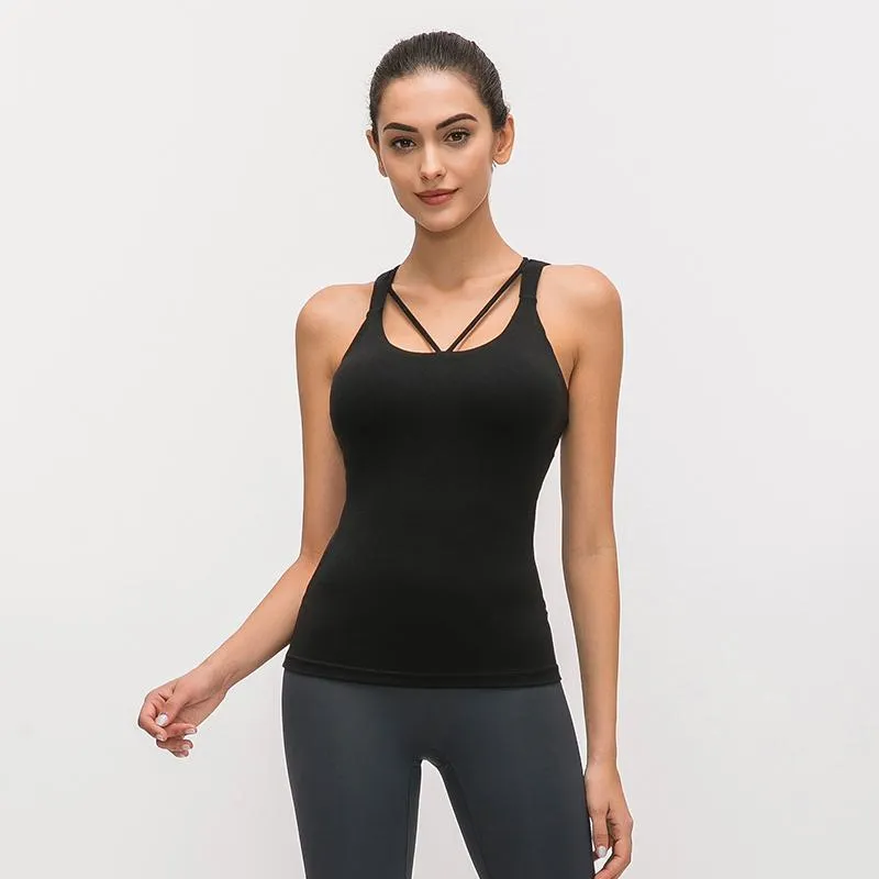 Nepoagym CHERRY XS To XL Size Compression Sleeveless Yoga Shirt Super Soft  Women Black Tops For Women Sports With Padded Bra From Mucho, $27.36