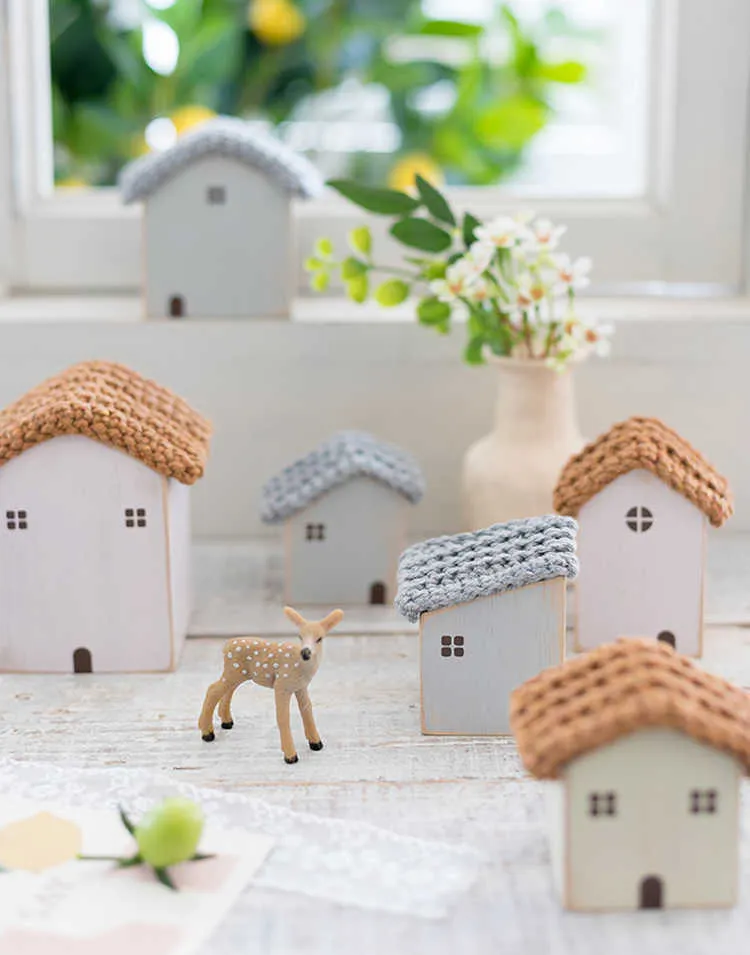 Nordic-Wooden-House-Ornaments-Home-Decoration-Wood-Architecture-with-Woven-Proof-Cute-Desk-Miniature-Craft-Work-Nursery-Decor-010