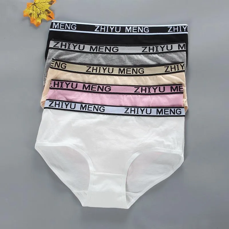 2021 Teen Girls Cotton Knickers Underwear Boxer Pure Cotton Ladies