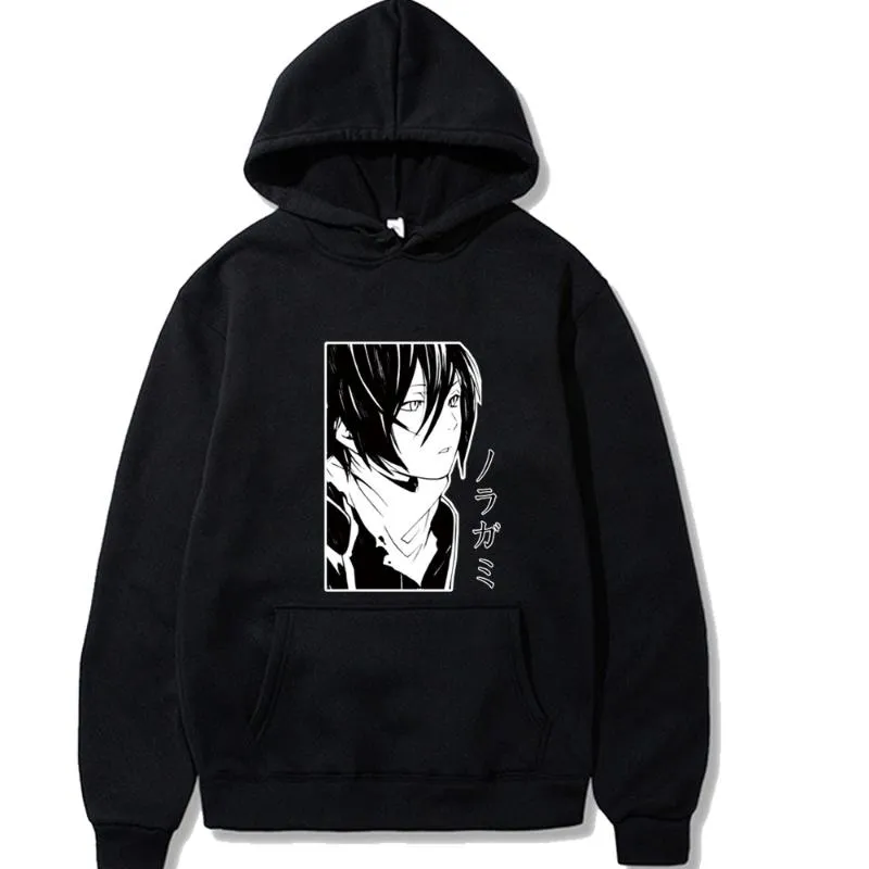 Sweats à capuche pour hommes Sweatshirts Uniex Anime Noragami Yato sweat à capuche à manches longues Harajuku Streetwear Hip Hop