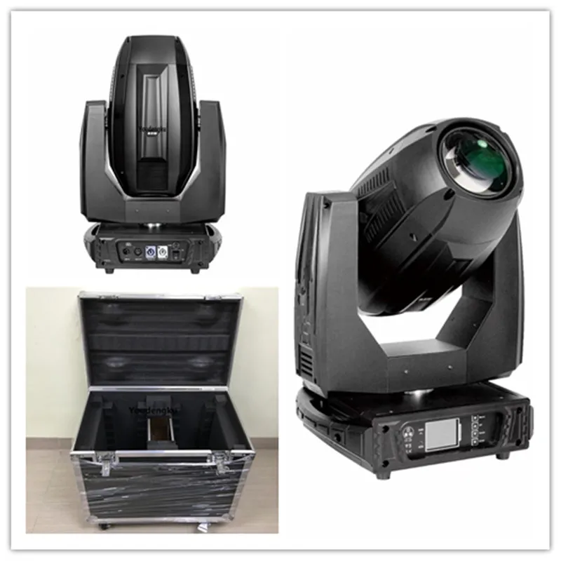 4st med Flight Case Beam Moving Head 380 W 18R Light Prism King Sharpy Beam 380Watt Movinghead Stage Party Disco Lighting