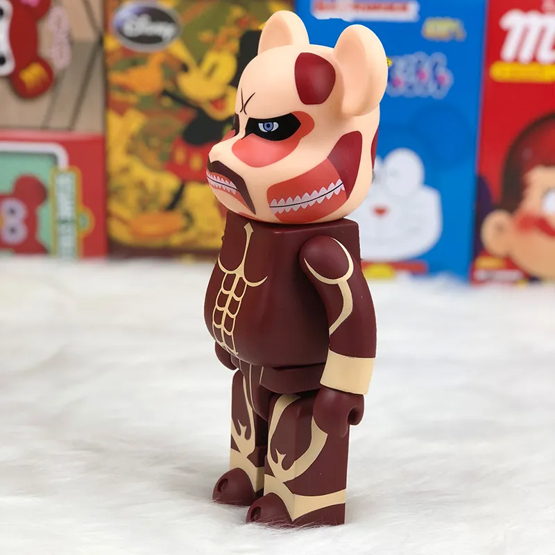 Bearbrick x Attack On Titan Super Large Giant 400% Brown