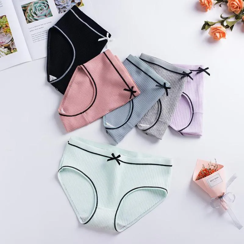 Womens Panties Lingerie Plus Size Women Sexy Lace Bow Breathable Girls ...
