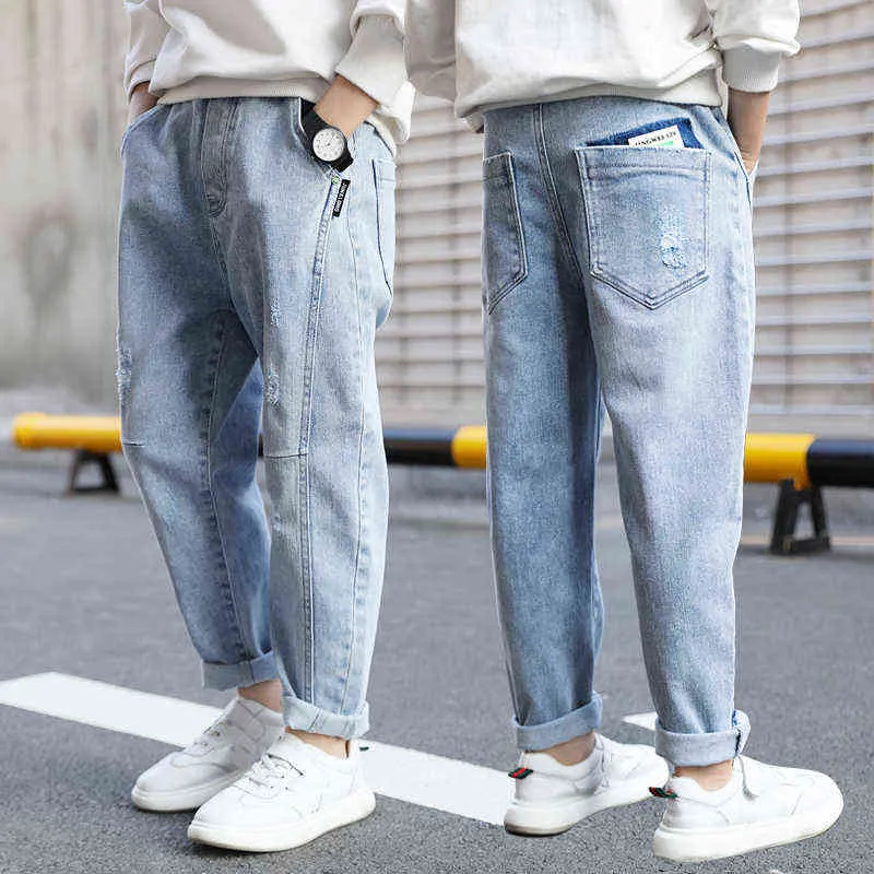 Boys Jeans Childrens Wear Spring Autumn Fashion Denim Pants For