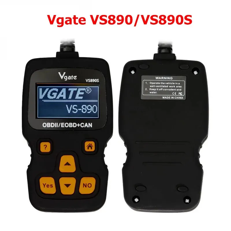 OBD2診断ツールVS890 VGATE VS890S OBDスキャナVS-890カーコードリーダー検出解析ツール多言語