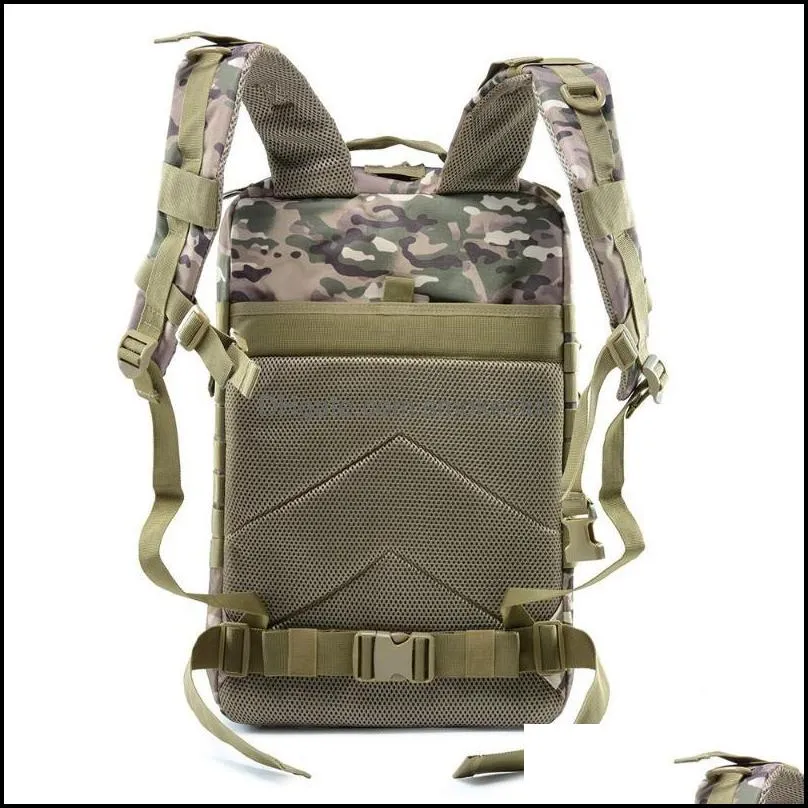 Outdoor Bags 900D Camouflage Military Tactical Bag Mens Backpack Molle Army Bug Out Waterproof Camping Hunting Trekking Hiking