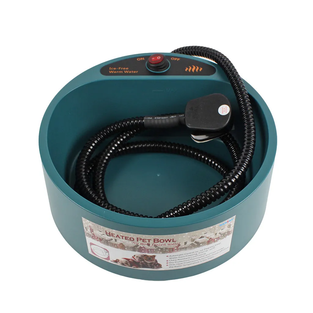1 Pc Durable Practical Food Feeding Bowl Heating Bowl Water