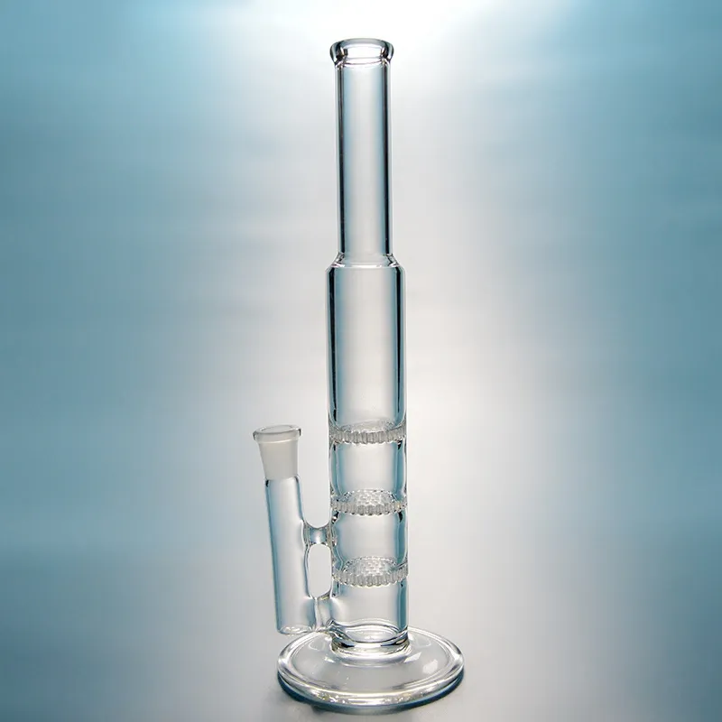 Hookahs Three layers of honeycomb more diffusion 10.6 inch 14.5mm Female joint 3-4mm Thick Net weight 380g 10XX