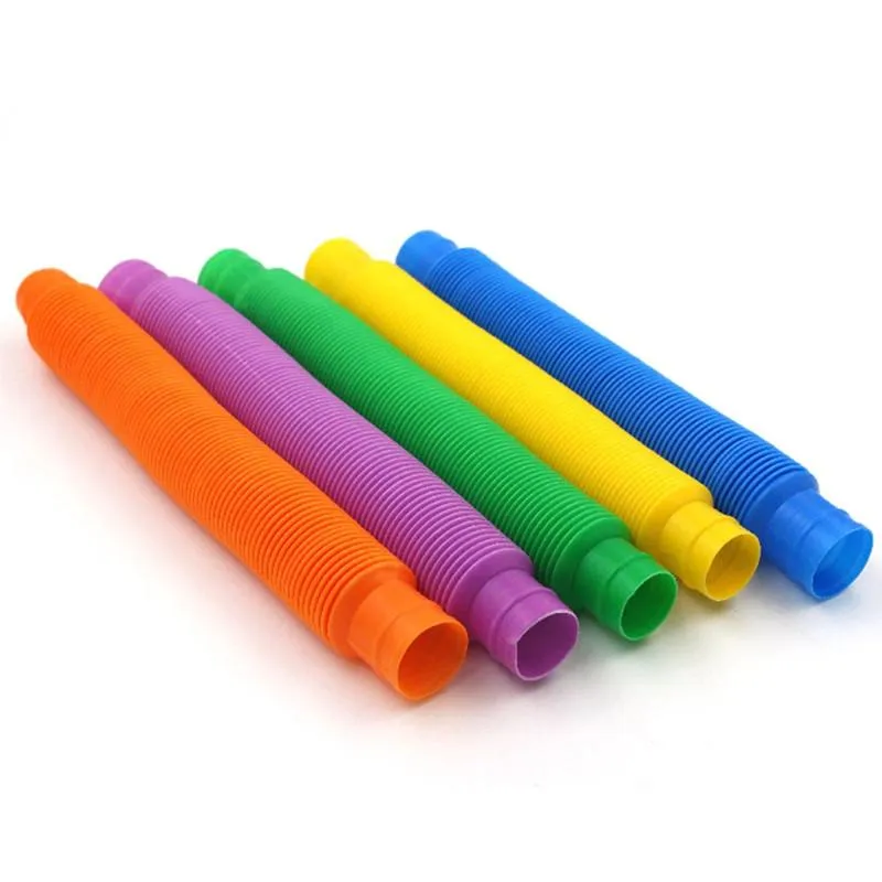 Pop Tubes Mini Jouets Sensoriels,6 Pièces Tuyau Extensible