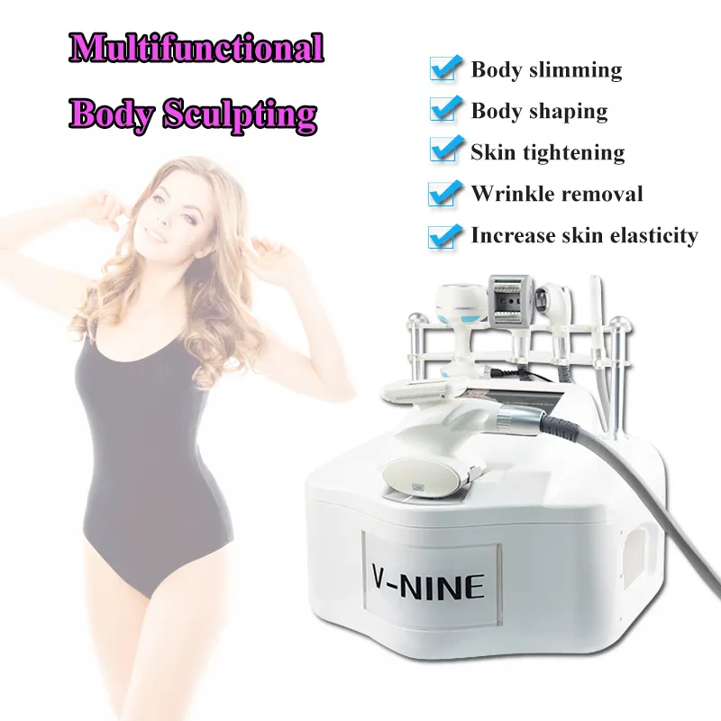 High quality body shape Vacuum RF slimming device cellulite reduction Cavitation System Uneven Skin Texture treatment roller massage