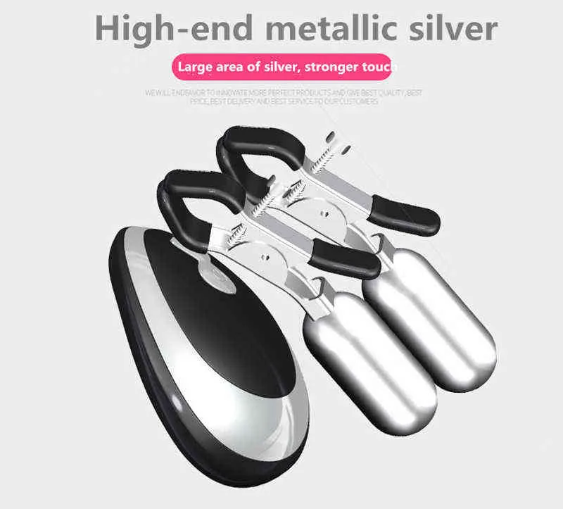 NXY Pump Toys 20 Frequency Vibration Nipple Clamp Breast Enhancement Flirt Vibrator Mute Sex For Couple Adult_voghion.com