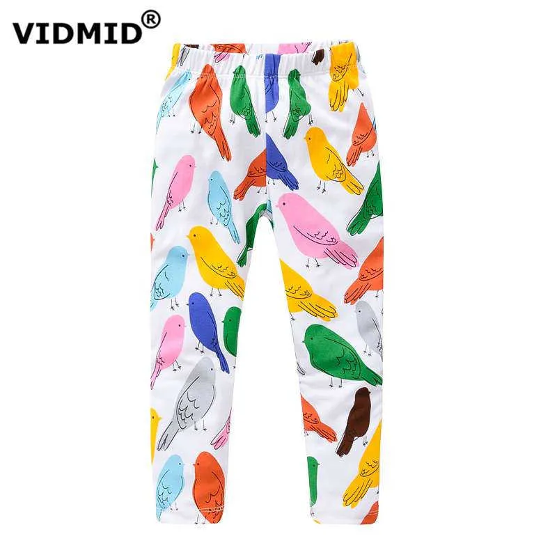 VIDMID baby Girl leggings girls pants for girls 100% cotton Children trousers kids pencil pants Cotton brand butterfly birds