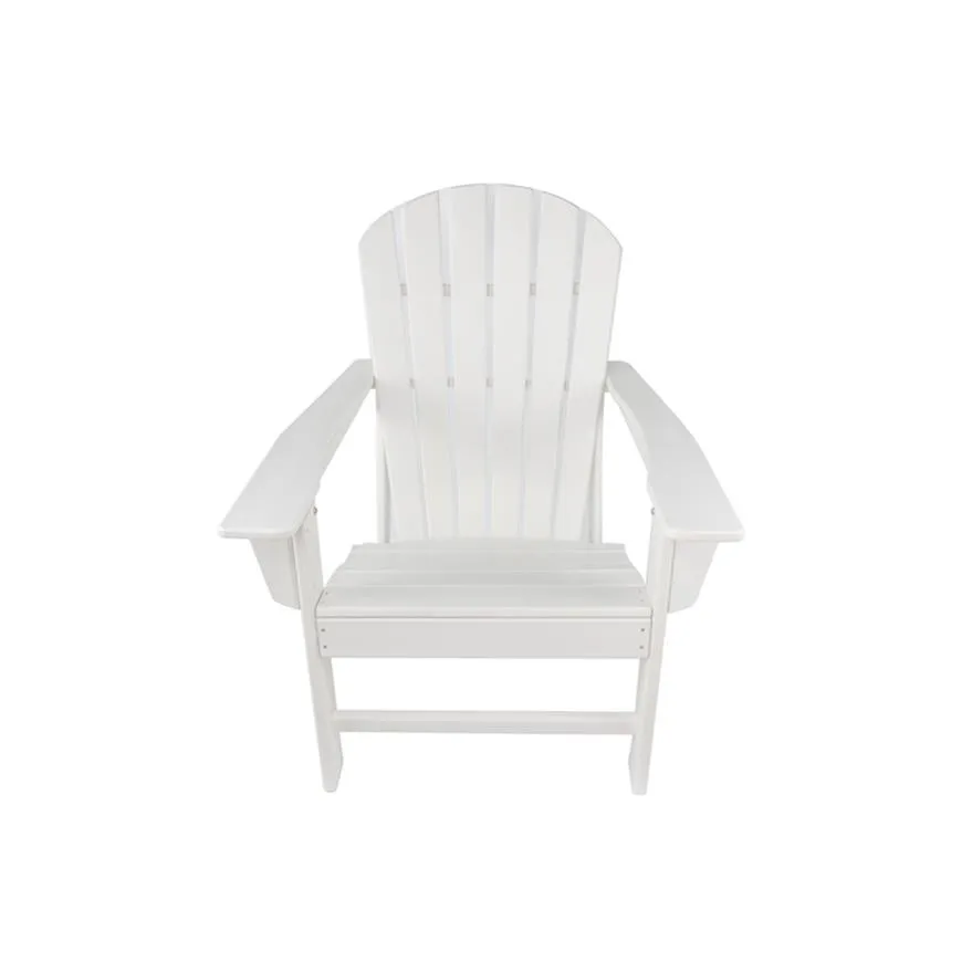 US-amerikanische Stock-Möbel um HDPE-Harzholz-Adirondack-Stuhl - white268k